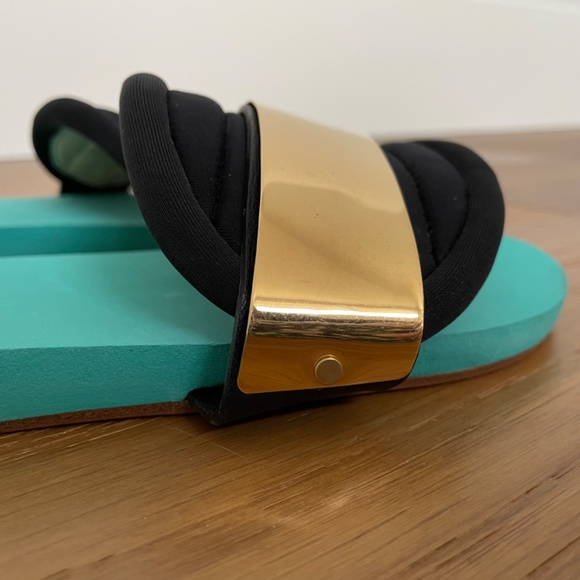 Chloé Embellished Neoprene Slides, EU39 - Picture 8 of 13